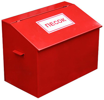 Ящик для песка (0,3 м3) разборный - Пожарное оборудование - Пожарные ящики для песка - . Магазин Znakstend.ru